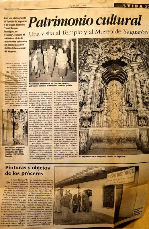 Patrimonio cultural — Una visita al Templo y al Museo de Yaguarón